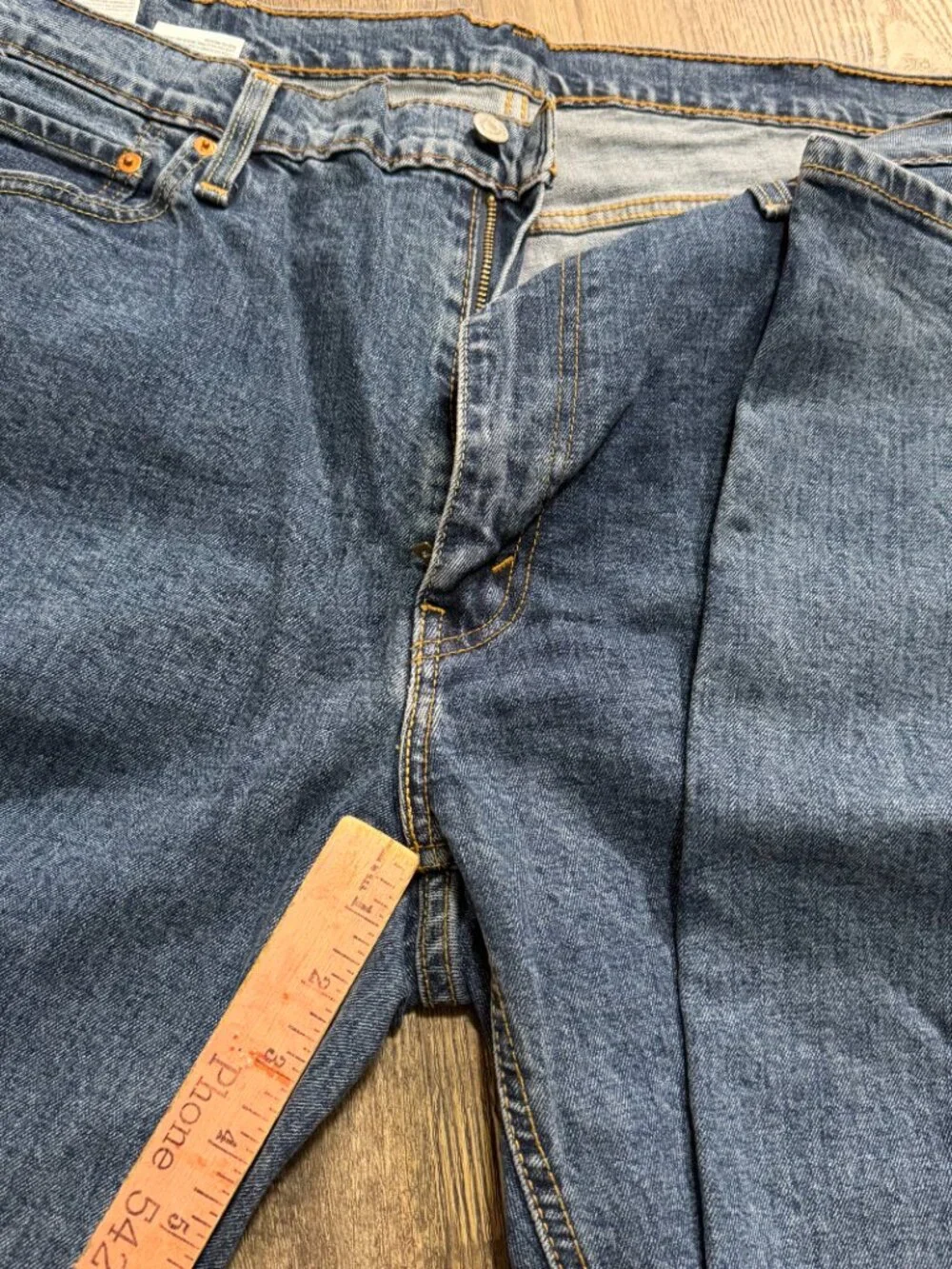 Levi's 541 Athletic Fit Men's Jeans 40x30 Blue Denim